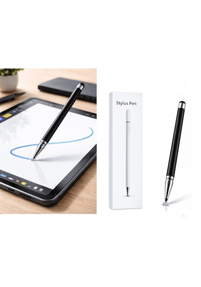 İphone 16 E Uyumlu Dokunmatik Stylus Kalem Disk Uçlu Hassas Tablet Telefon Çizim Kalemi