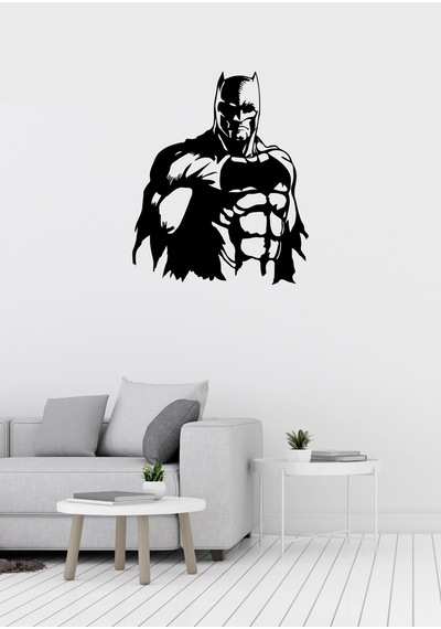 Batman Figürlü Metal Duvar Süsü