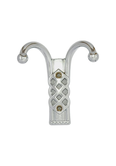 Portmanto Askı Motif Krom - 5 Adet