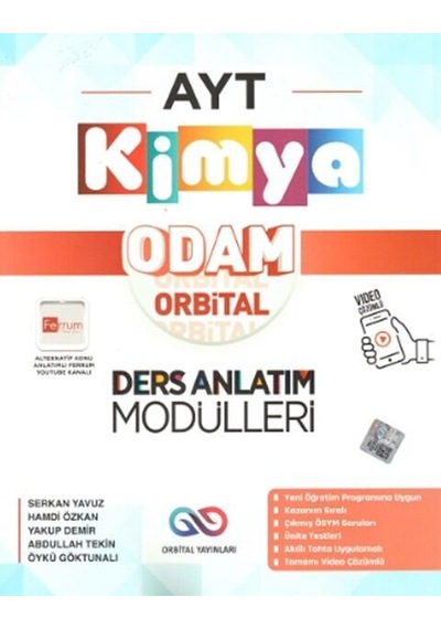 Orbital Yayınları 2025 Ayt Kimya Ders Anlatım Modülleri