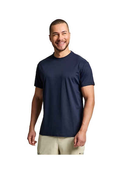 Slam Slam Tech Pique Erkek Mavi Tişört W13 Lacivert