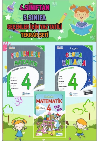 Üçgen 4. Sınıftan 5.sınıfa Geçenler İçin Yaz Tekrar Seti