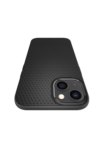 Spigen Apple Uyumlu iPhone 13 İle  Kılıf Liquid Air Matte Black Siyah