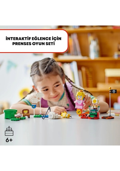 LEGO® Super Mario™ 71441 İnteraktif LEGO® Peach™ ile Maceralar 71441 - 6+ Oyuncak Yapım Seti (208P)