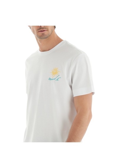 Blackspade Erkek T-shirt 40734 - Krem Krem