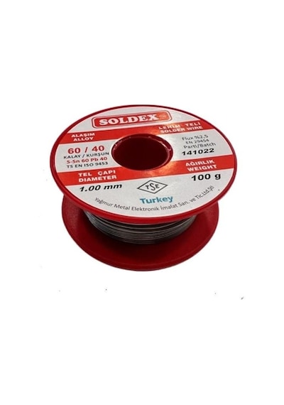 Soldex 60/40 1 MM 100 G Lehim Teli
