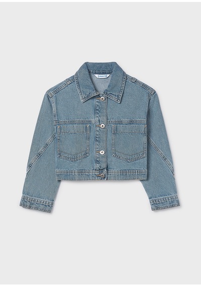 Kız Çocuk Denim Ceket Mavi 6406 Mavi