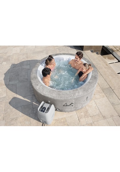 Lay-z-spa 60065 Zurich Energysense Signature Airjet Şişme Spa Havuzu, 2-4 Kişilik Gri