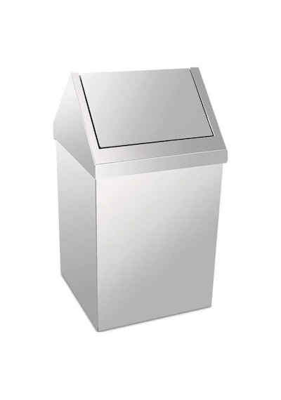 Palex 3800-354 Metal Çatı Kapaklı Çöp Kovası 54 Litre