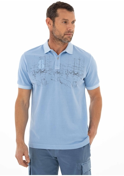 AR-MA Arma Erkek Regular Fit Parça Boyama Polo Yaka Tişört 001