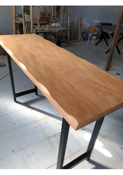 Bintaşmobilya Kütük Bar Masası 200X60.Cm