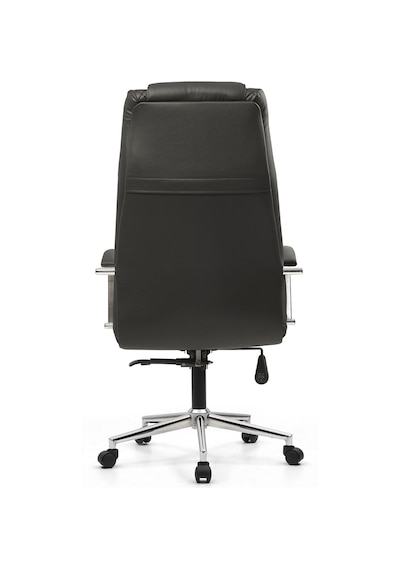 Puma Krom Bilgisayar - Ofis - Müdür - Büro - Makam Çalışma Koltuğu Siyah Renk Krom Ayaklı Siyah Krom