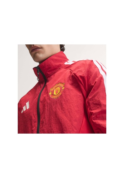 Adidas Erkek Ceket "manchester United Home Anthem Jacket" Kv6731 Kırmızı