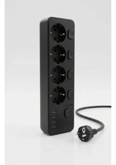 Akım Korumalı 4 Lü Priz 2xusb 2xtype-c Çıkış Yüksek Gerilim Koruma Priz Çoğaltıcı 0 - 2 M