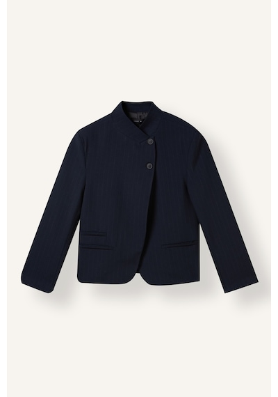 Defacto Boxy Fit Dik Yaka Düğmeli Blazer Ceket I3424ax26aunv245 Lacivert-nv245