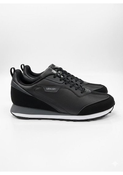 Lescon Motıva 2 Rahat Hafif Orijinal Ürün Sneakers Walkıng Spor Ayakkabı Siyah