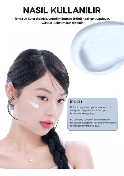 Peripera Filter Fit Milk Tone Up SPF30 002 Pure Blue