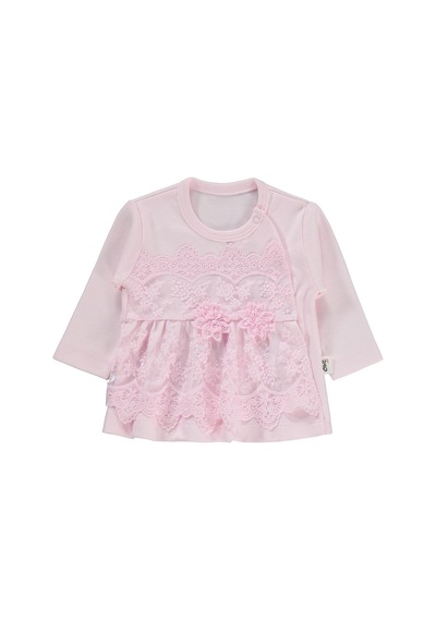 Civil Baby Fırfır Tüllü 1-9 Ay Pijama Takımı - Pembe