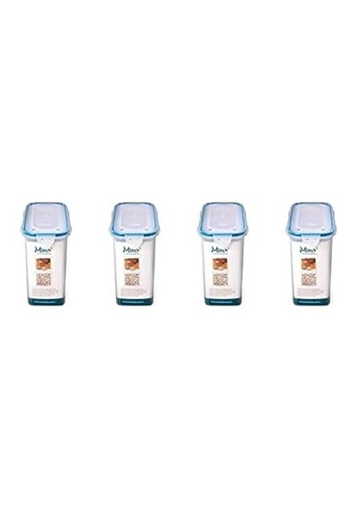 Hava Sızdırmaz Contalı Bakliyat Saklama Kabı 3 Lt 4 Lü Set Diğer