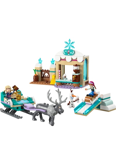 LEGO® ǀ Disney Frozen Anna’nın Kızak Macerası 43256 - 4 Yaş ve Üzeri Prenses Seven Çocuklar için Yaratıcı Oyuncak Yapım Seti (192 Parça)