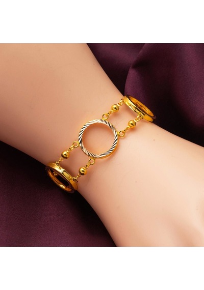 Bilezikci 3 Çeyrek Altınlık 14 Ayar Çerçeve Bileklik Blsc14k30737 Sarı Altın