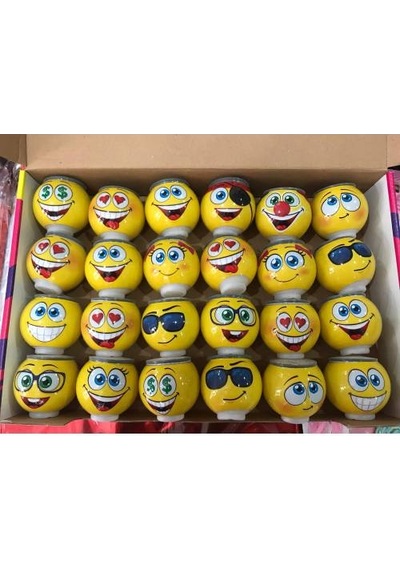 24 Adet Karne Emoji Çim Adam Okul Etkinlik Toptan Fiyatı