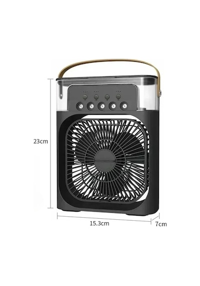 Taşınabilir 3 Farklı Mod Ayarlı 7 Farklı Led Işıklı Sulu Soğutmal