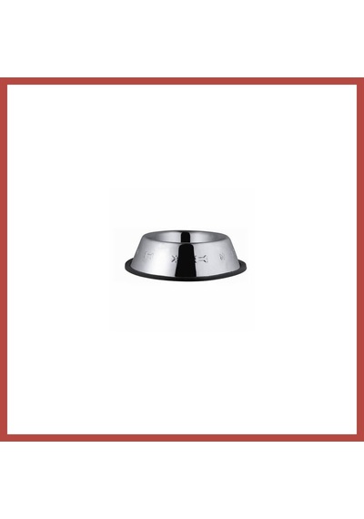 Eurodog Desenli Metal Kedi Ve Köpek Mama Su Kabı 8 Oz 12 Cm Erdotıca