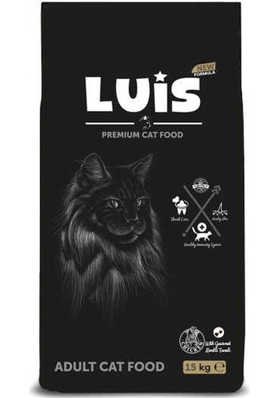 Luis Renkli Taneli Tavuklu Kedi Maması 15 Kg