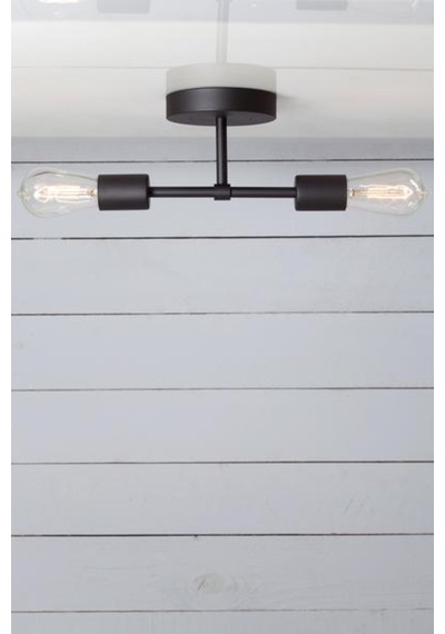 Riolight Modern Ikili Siyah Metal Sarkıt Avize (455332021)