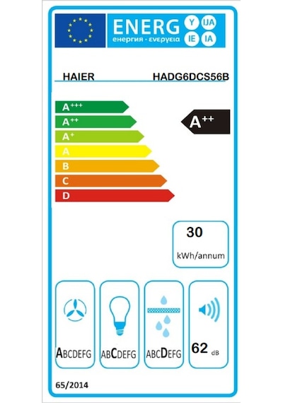Haier HADG6DCS56B 60 CM Duvar Tipi Davlumbaz