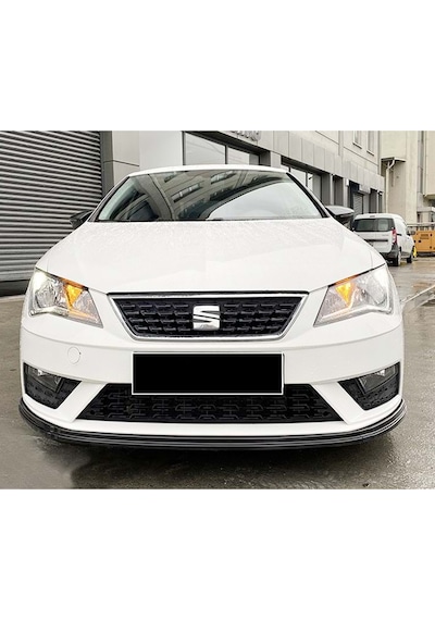 Seat Leon Mk3 Race Ön Lip Piona Black 3 Prç 2017-2020 Abs Plastik