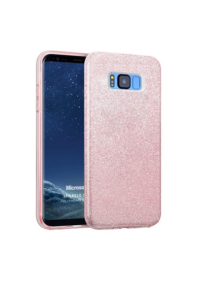 Galaxy S8 Plus Kılıf Sparkle Shiny Rose 50 x 22
