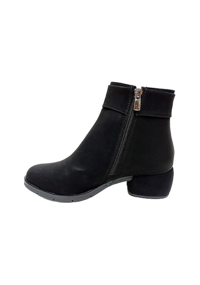 Erbay 513 Yağlı Deri Trend Fashion Kadın Bot Siyah