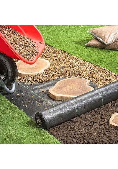 Taban Örtüsü 3X40 M Jüt Yer Örtüsü Malç Taş Toprak Altı Örtü...