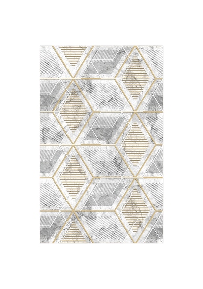 Eliana Home Dijital Baskı Yıkanabilir Kaymaz Taban Salon Halısı Ve Yolluk Rvg0989-fnl239 Bej