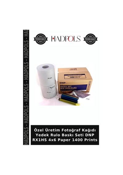 Özel Üretim Fotoğraf Kağıdı Yedek Rulo Baskı Seti Dnp Rx1hs 4x6 Paper 1400 Prints
