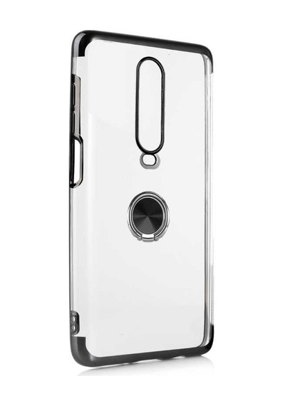 Xiaomi Poco X2 Kılıf Gess Kenarları Renkli Yüzük Aparatlı Kılıf