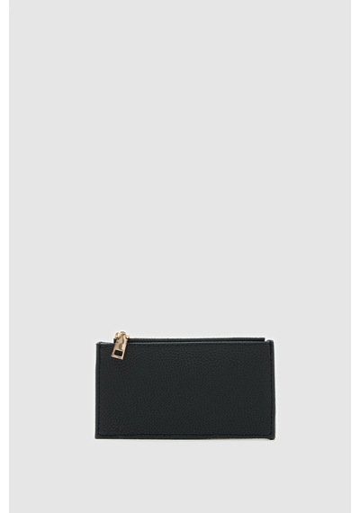Shule Bags Linn Dokulu Kadın Kartlık Siyah