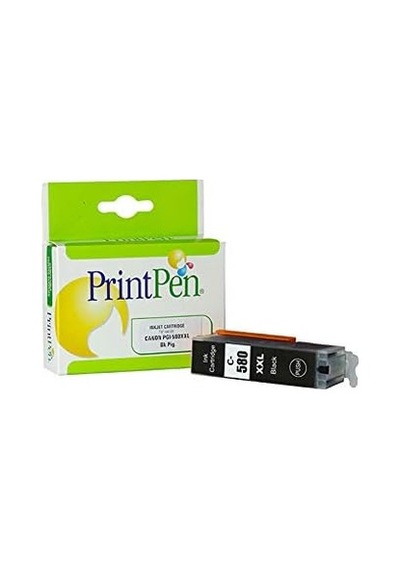 Canon Pgı-580xxl Siyah Pigmented Yüksek Kapasite Uyumlu Inkjet Kartuş