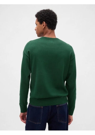 Gap 789791000 V-ıntx Gap Athletic Intarsia Rlxd Erkek Kazak Yeşil