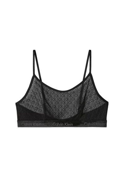 Calvin Klein Kadın Slim Fit Dokuma Kumaş Mini Siyah Büstiyer-14730