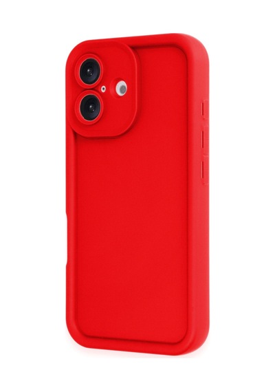 Apple iPhone  Uyumlu-  16 Kılıf Viera Silikon - Kırmızı