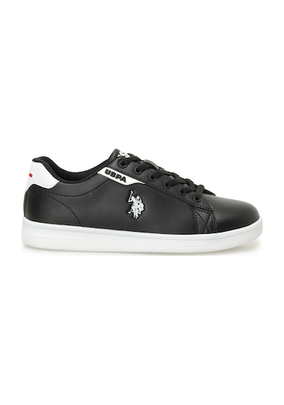 U.s. Polo Assn. Costa Wmn 5fx Siyah Kadın Sneaker Siyah-beyaz Siyah - Beyaz