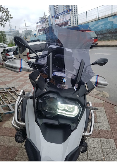 19-24 Bmw 1250Gs 1250Adv Uzun Ön Cam Zeus Koyu Füme 52 CM 4 MM