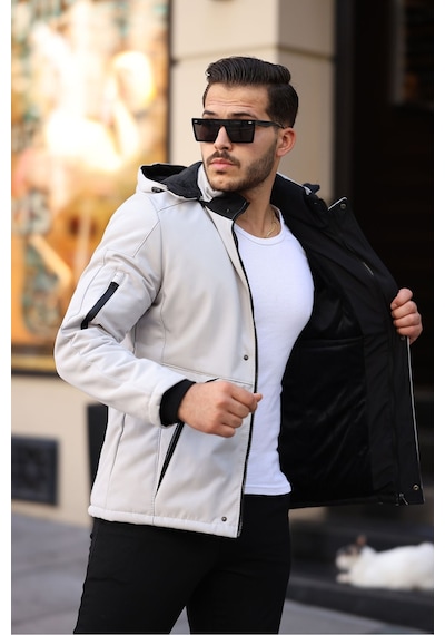 Mero Life Outdoor Kapüşonlu Su Ve Rüzgar Geçirmez Kapitone Içi Kürklü Elyaf Dolgulu Taş Rengi Kalın Softshell Mont Taş Mero Life Outdoor Kapüşonlu Su Ve Rüzgar Geçirmez Kapitone Içi Kürklü Elyaf Dolgulu Taş Rengi Kalın Softshell Mont Taş
