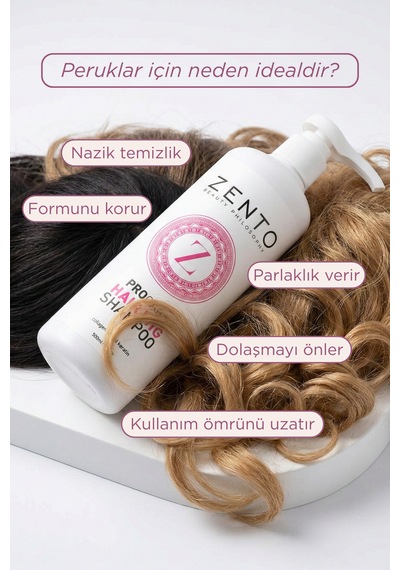Zento Pro Care Haır Wıg Shampoo 500 Ml Tüm Saçlar