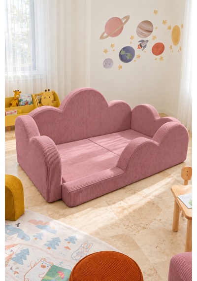 Funbed Junior Bulut Tasarımlı Çocuk Yatağı, Karyola Ve Oyun Matı Seti Pembe - 938609351 Funbed Junior Bulut Tasarımlı Çocuk Yatağı, Karyola Ve Oyun Matı Seti Pembe - 938609351