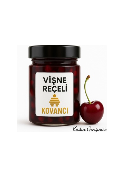 Vişne Reçeli 400 G-katkısız,iri Taneli,geleneksel Lezzet