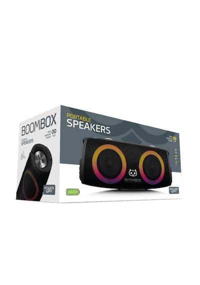 Boombox Bluetooth Hoparlör Hi-fi Ses Bombası Radyo 30w Çift Bass